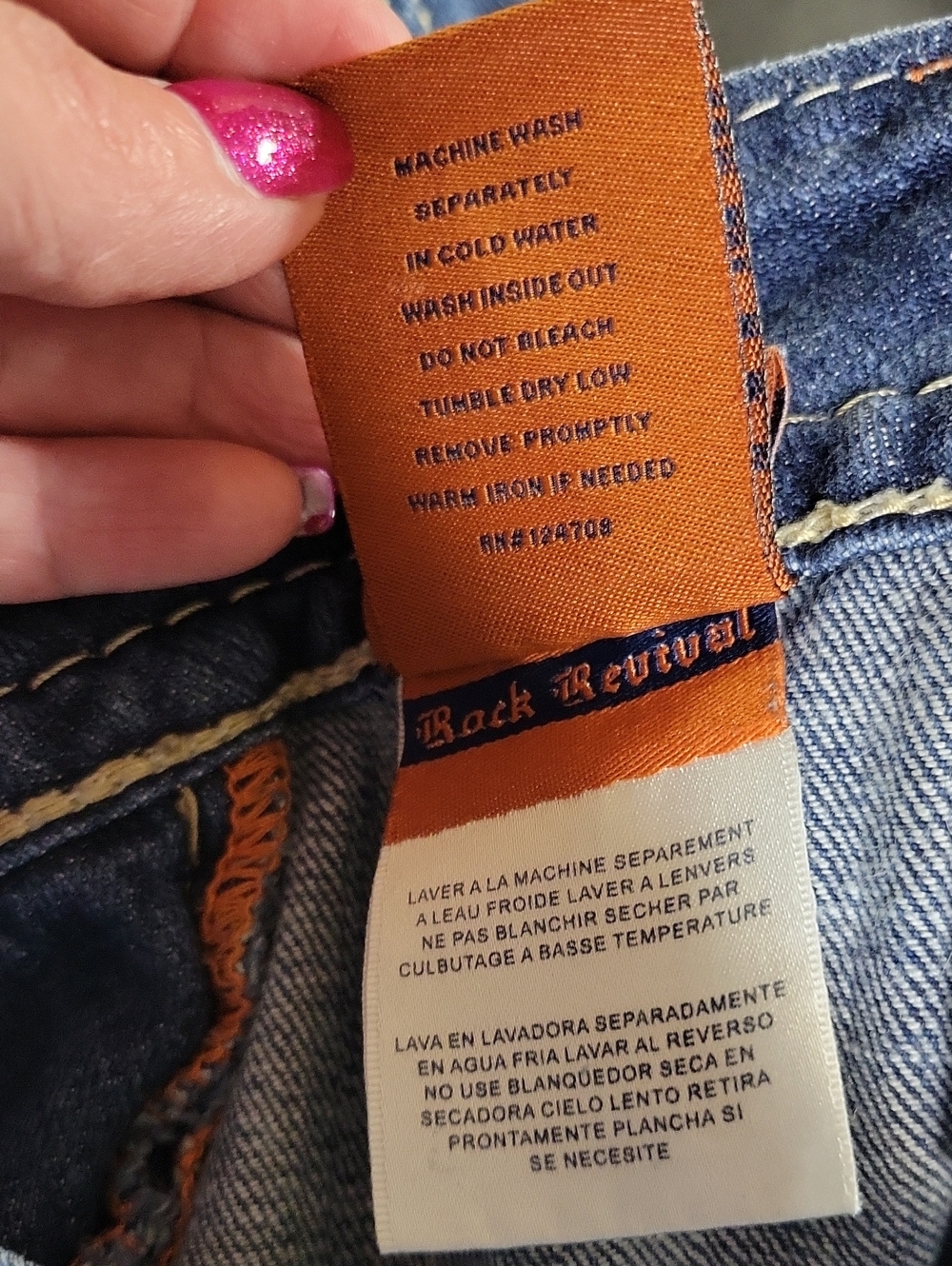 Rock Revival Densia Easy Capri Size 32 - Picture 11 of 11